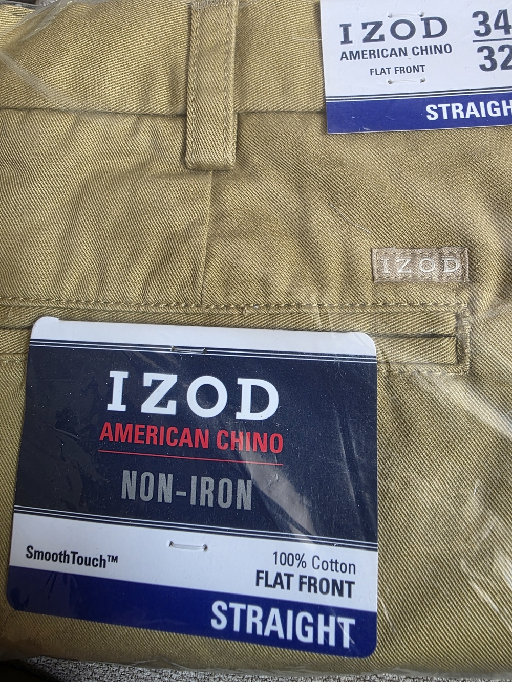 IZOD Men's Straight Fit American Chino Pants - Khaki